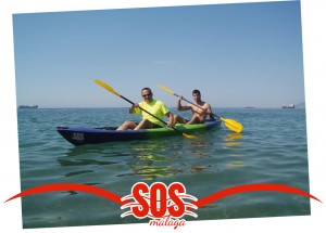 Rutas en kayak en la provincia de Málaga en ríos, pantanos y en el mar Mediterraneo